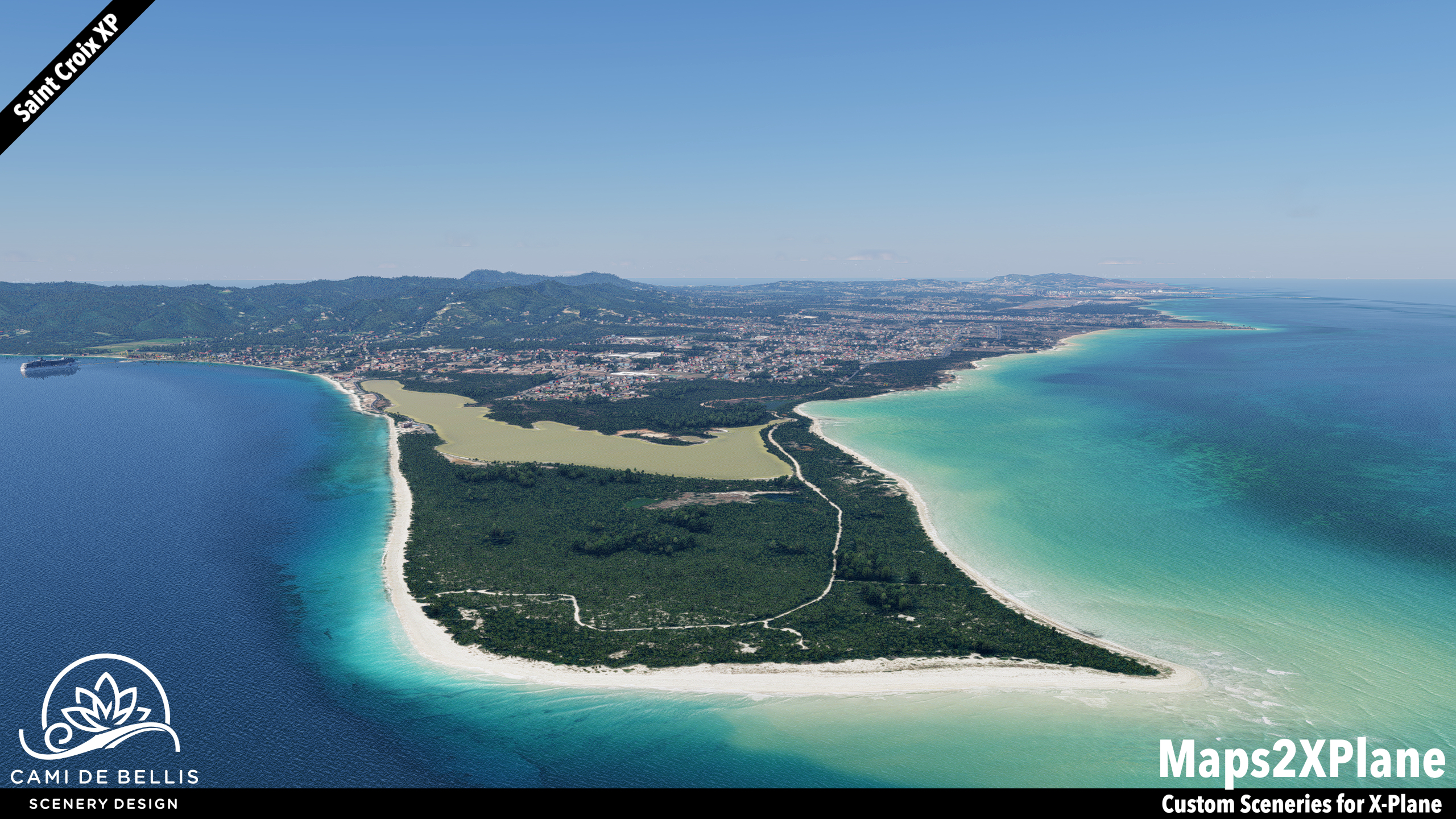 XP12-Update of Saint Croix XP – Maps2XPlane