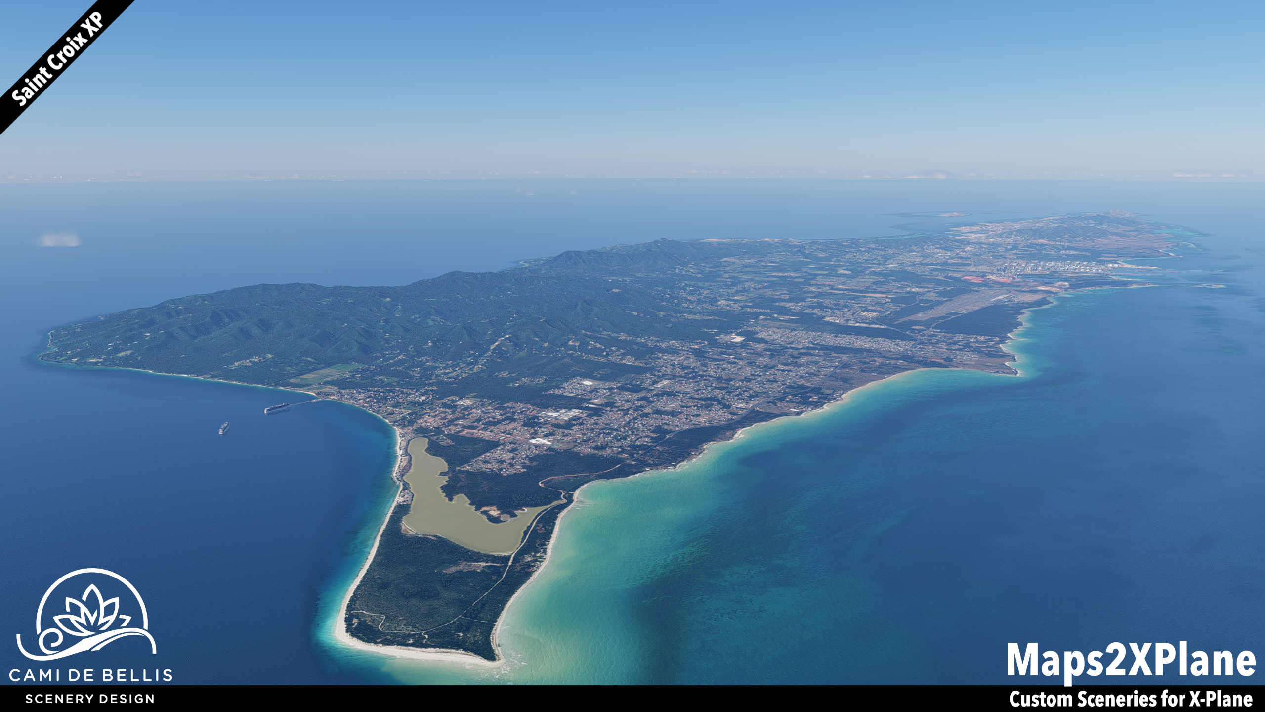 XP12-Update of Saint Croix XP – Maps2XPlane